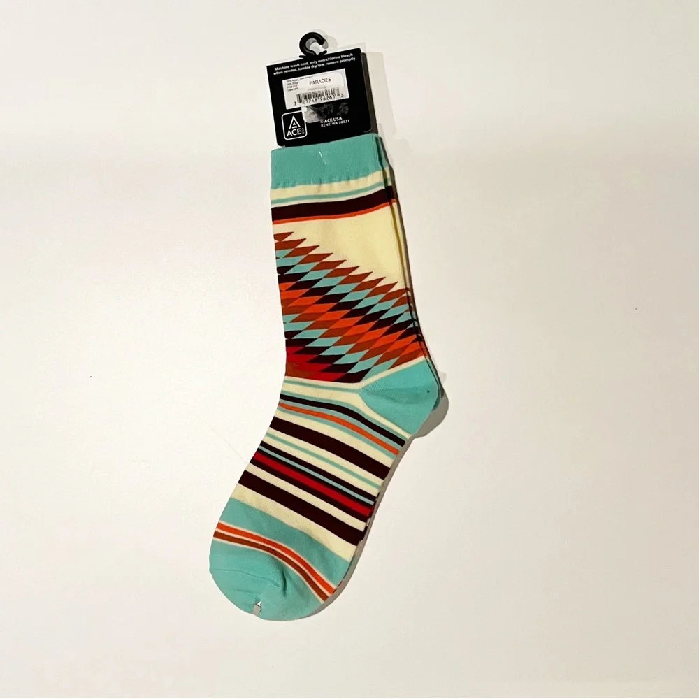 ACE USA Colorful Patterned Socks - Picture 2 of 3